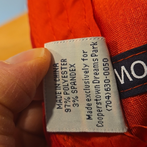 Authentic Cooperstown Dreams Park Red Baseball Cap Velcro Back One Size - Picture 6 of 10